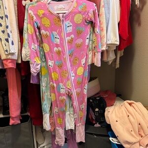 Little Sleepies Pink Kids Pajamas with Cute Print
